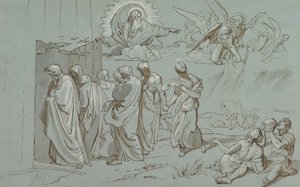 Tanrı Nuh ve Ailesini Gemiye Çağırır, 1827 .