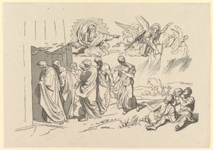 Tanrı Nuh ve Ailesini Gemiye Çağırır, 1827 .