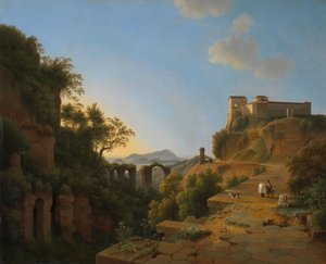 Uzakta Ischia Adası ile Napoli Körfezi Arka planda Ischia Adası ile Napoli Körfezi