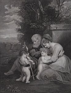 Kutsal Aile (gravür) by Joshua (after) Reynolds