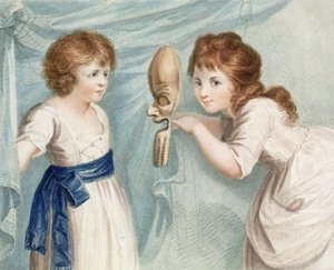 Maske, Luigi Schiavonetti (1765-1810), pub tarafından oyulmuş. T. Simpson ve Darling & Thompson tarafından