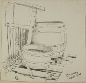 Lavabo ve Varil by Joshua Cristall