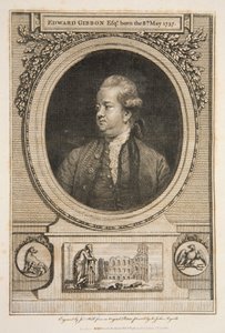 Edward Gibbon, Av., pub. 1730 gravür. by Joshua Reynolds