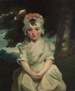 Georgiana Augusta Frederica Elliott 1782-1813, Daha sonra Leydi Charles Bentinck, 1784. by Joshua Reynolds