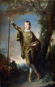Usta Thomas Lister (Kahverengi Çocuk) by Joshua Reynolds