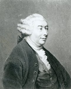 William Henry Worthington tarafından kazınmış David Hume portresi by Joshua Reynolds