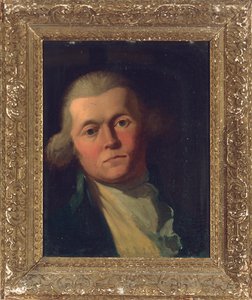 Mavi paltolu ve sarı yelekli, göğüs boyunda bir beyefendinin portresi by Joshua Reynolds