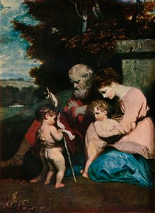 Bebek Aziz John ile Kutsal Aile, 1788-9 by Joshua Reynolds