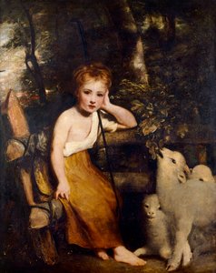 Genç Çoban (tuval üzerine yağlıboya) by Joshua Reynolds