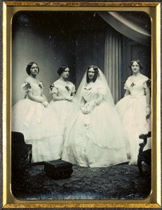 Bir Gelin ve Nedimeleri, 1851 veya sonrası.