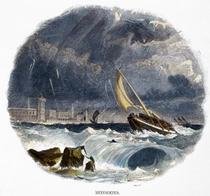 Doğa Olaylarından Musonlar, 1849 by Josiah Wood Whymper