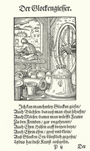 Bellfounder (gravür) by Jost (after) Amman