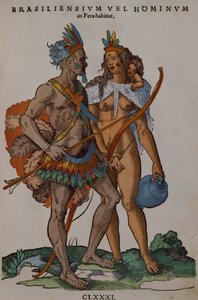 Brezilya sakinlerinin gelenekleri by Jost Amman