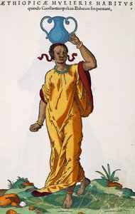 Etiyopyalı kadın, Hans Weigel Elder (aktif 1549-1577) tarafından Jost Amman