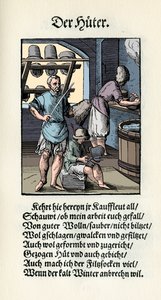 Şapkacı / değirmenci by Jost Amman