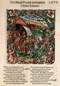 Leonhardt Fronsperger (c.1520-75) 1573 (renkli gravür) tarafından 