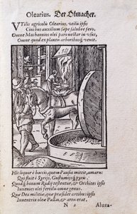 Oil Maker, Hans Sachs (1494-1576) pub