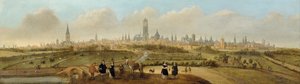 Utrecht şehrinin görünümü, c. 1650-1660 by Jost Cornelisz Droochsloot