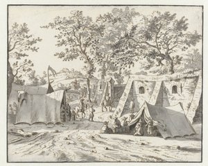 Leuven yakınlarındaki Willem III Ordusu