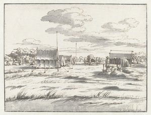 Leuven yakınlarındaki Willem III Ordusu