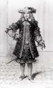 Moliere (1622-73) B. Damman tarafından oyulmuş by Jouaust Jouaust