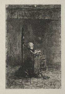 Bebek Koltuğunda. by Jozef Israëls
