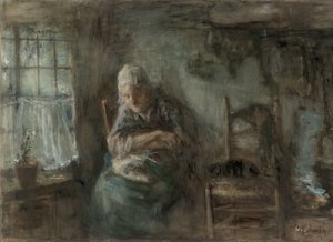 yaşlı balıkçı by Jozef Israëls