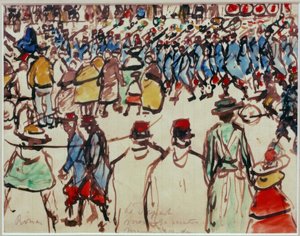 Le Départ. sen trene git by József Rippl Rónai