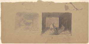 Mısır Toplayan Çiftçilerin Çalışmaları by Jr. Enoch Wood Perry