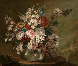 Vazoda Çiçeklerle Natürmort, c.1780-1790