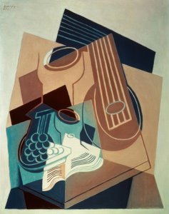 Mandoline et raisins by Juan Gris