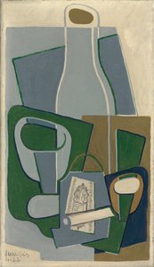 Tütün Borusu ve Paketi, 1922 by Juan Gris