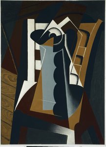 Sandalyede Natürmort - Ahşap üzerine yağlı boya by Juan Gris