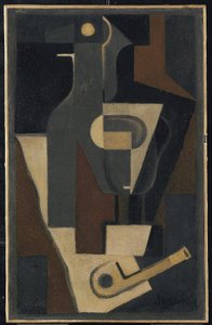 Borulu Natürmort, 1918 by Juan Gris
