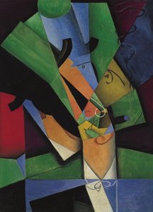 Sigara İçen Frank Haviland, 1913 by Juan Gris