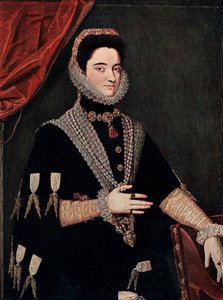 Avusturyalı Marie, 16. yüzyılın ortaları 1910 by Juan Pantoja de la Cruz