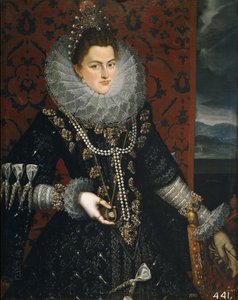 İnfanta Isabella Clara Eugenia 1566-1633, 1598-1599 by Juan Pantoja de la Cruz