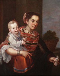 Casta Boyama (İspanyol ve Morisca, Albino'dan) by Juan Patricio Morlete Ruiz