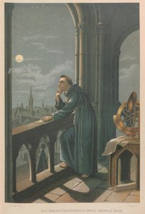 Roger Bacon. Gönderen: Bilim ve adamları, 1879.