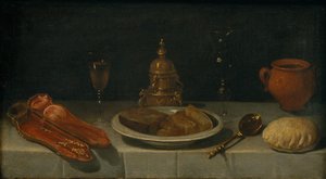 Natürmort ve Sergi Masası by Juan van der Hamen