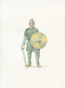 Bir Sakson fyrdman, c1066 2015. by Judith Dobie