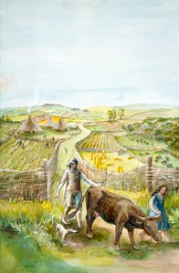 Kırsal peyzaj, 2000BC, c1990-2010 by Judith Dobie