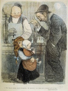 Pekala, sarhoşluğa karşı serum, bu arada bana jamaique romu lazım! - tatlı. Abel Faivre (1864-1945) tarafından by Jules Abel Faivre