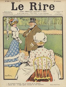 Le Rire için İllüstrasyon by Jules Abel Faivre