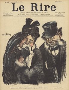 Le Rire için İllüstrasyon by Jules Abel Faivre