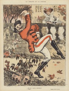 Le Rire için İllüstrasyon by Jules Abel Faivre