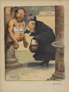 Le Rire için İllüstrasyon by Jules Abel Faivre