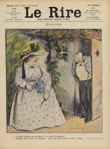 Le Rire için İllüstrasyon by Jules Abel Faivre