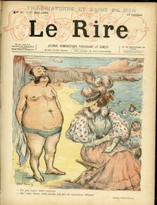 Le Rire Battaniyesi için Abel Faivre (1867-1945) çizimi by Jules Abel Faivre