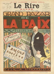 Büyük Barış Çarşısı. Le Rire'nin kapağı, 2 Kasım 1918 by Jules Abel Faivre